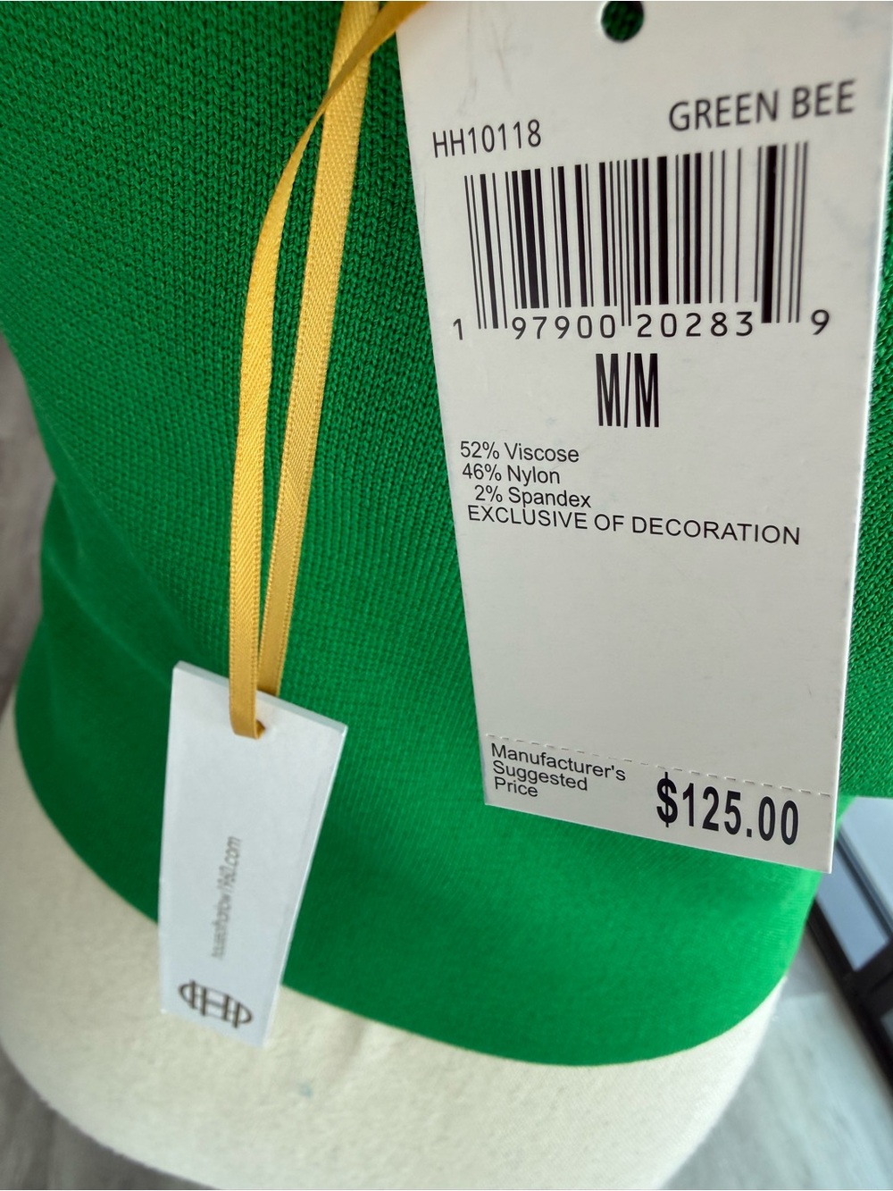 NWT House of Harlow 1960 Mona Bow Kelly Green Crop Top Size Medium
